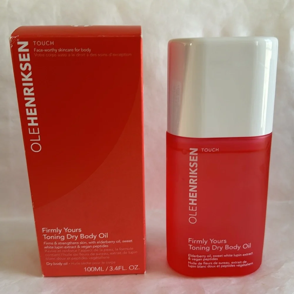 OLE HENRIKSEN Firmly Yours Toning Dry Body Oil with Peptides 3.4oz NIB $45